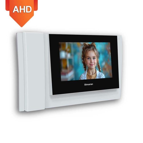 78WA-600x600-1.jpg عکس کالای مانیتور آیفون تصویری 7 اینچ صفحه لمسی AHD وای فای دار برند سیماران مدل 78WA